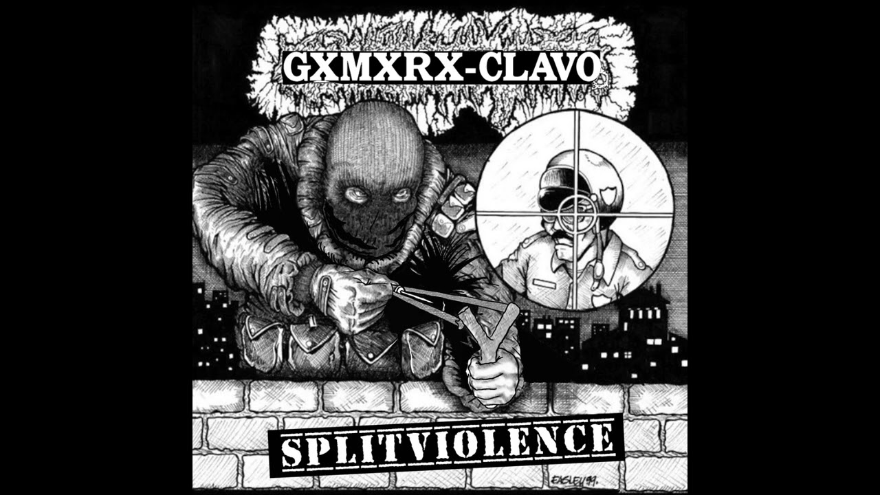GXMXRX / CLAVØ - SPLITVIOLENCE (2025) | Hardcore punk / grindcore / powerviolence