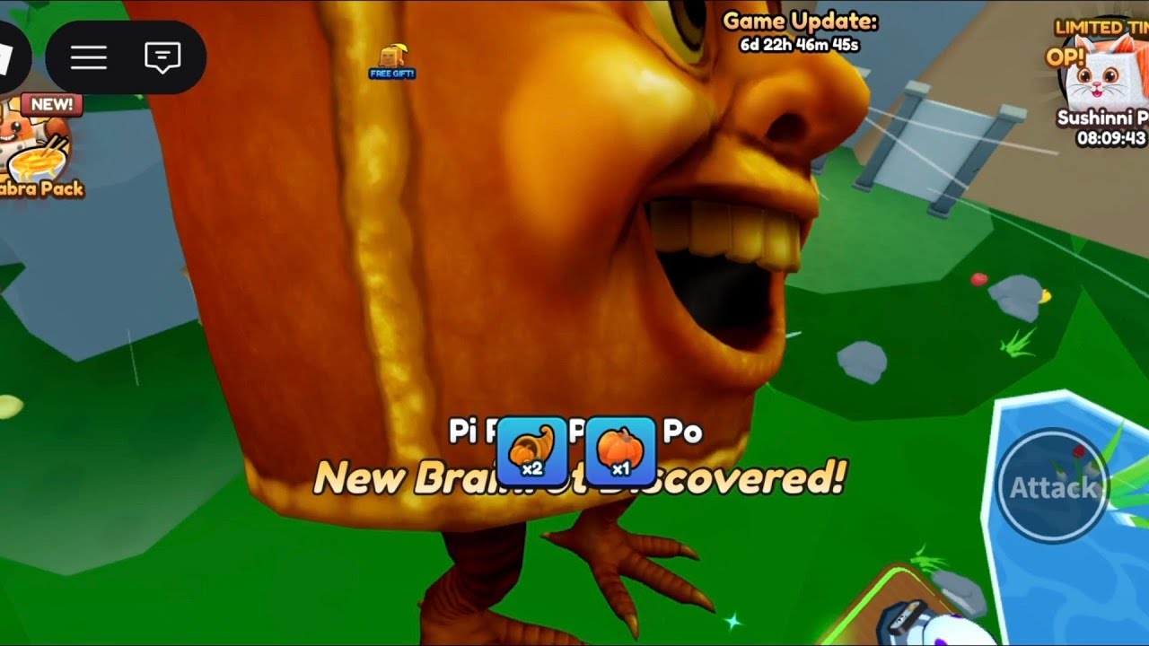 Brainrot Evolution Discover Thanksgiving Weather Event Secret Pi Pi Pe Pe Po Po After Live Event