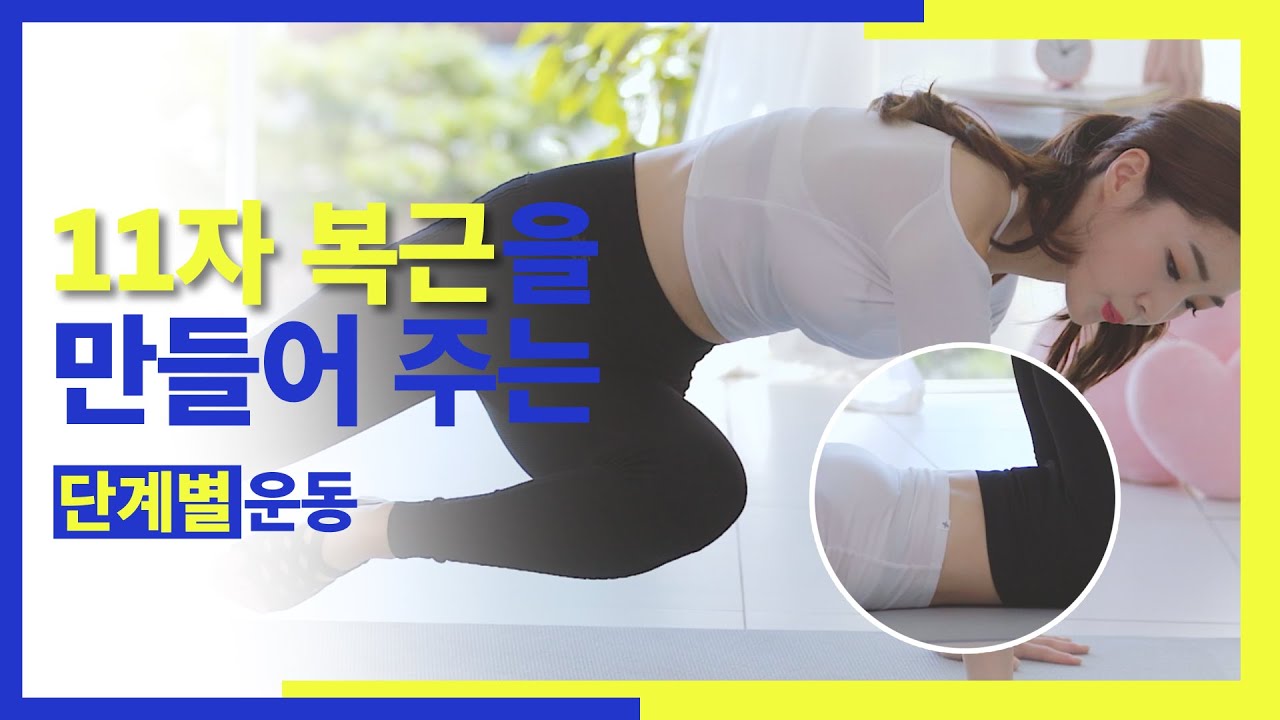 [딩고PT]11자 복근 만들어주는 단계별 운동