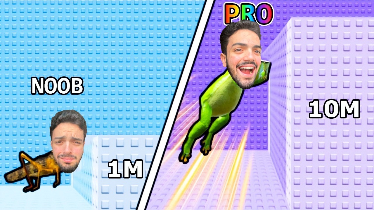 كل مرة أتطور لحيوان غريب في روبلوكس🤯🤣Jump Evolve Tower