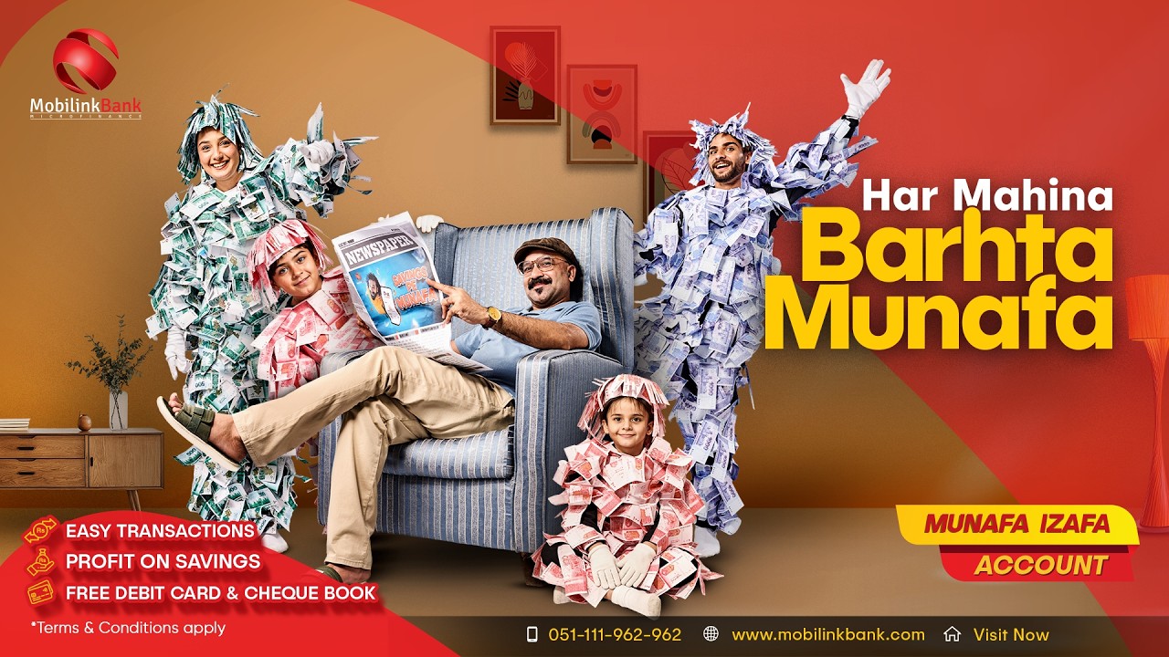 Savings Account with Better Returns by Mobilink Bank