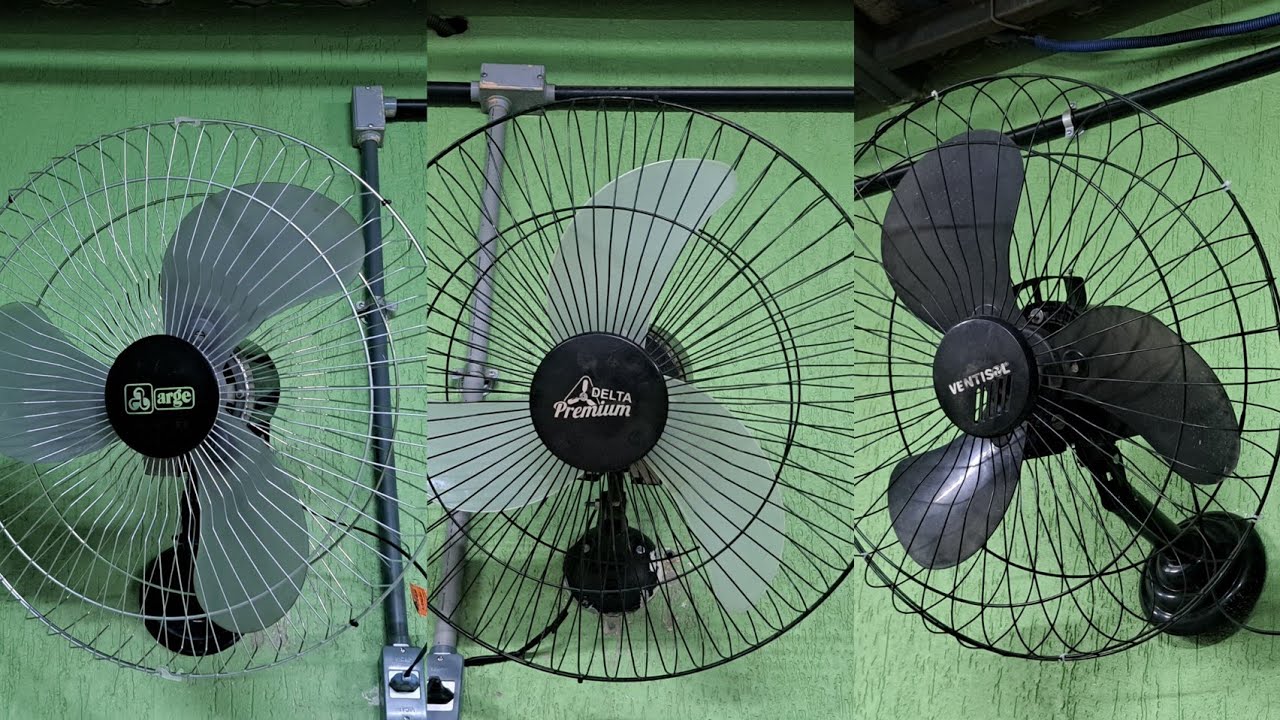 Ventiladores oscilantes 60cm marca arge venti delta e ventisol #ventiladordeparede