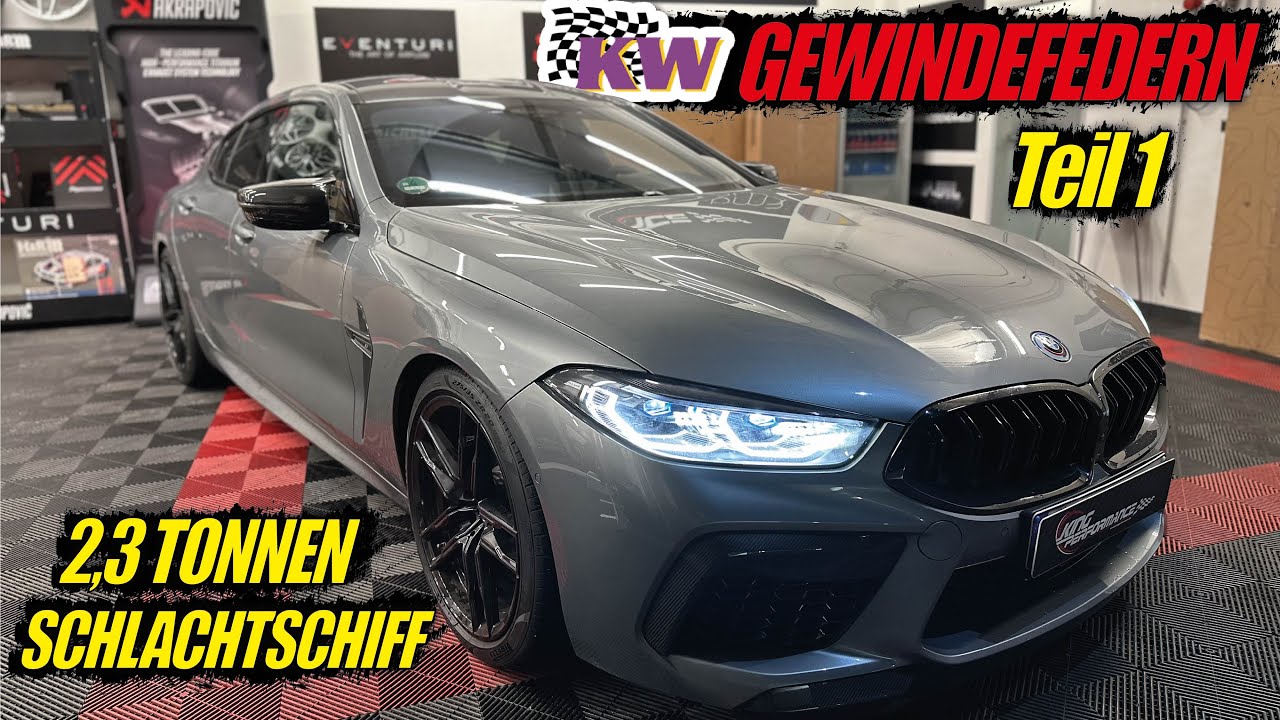 KW Gewindefedern passend für BMW M8 Competition F93 Gran Coupe | Height Adjustable Springs by KW
