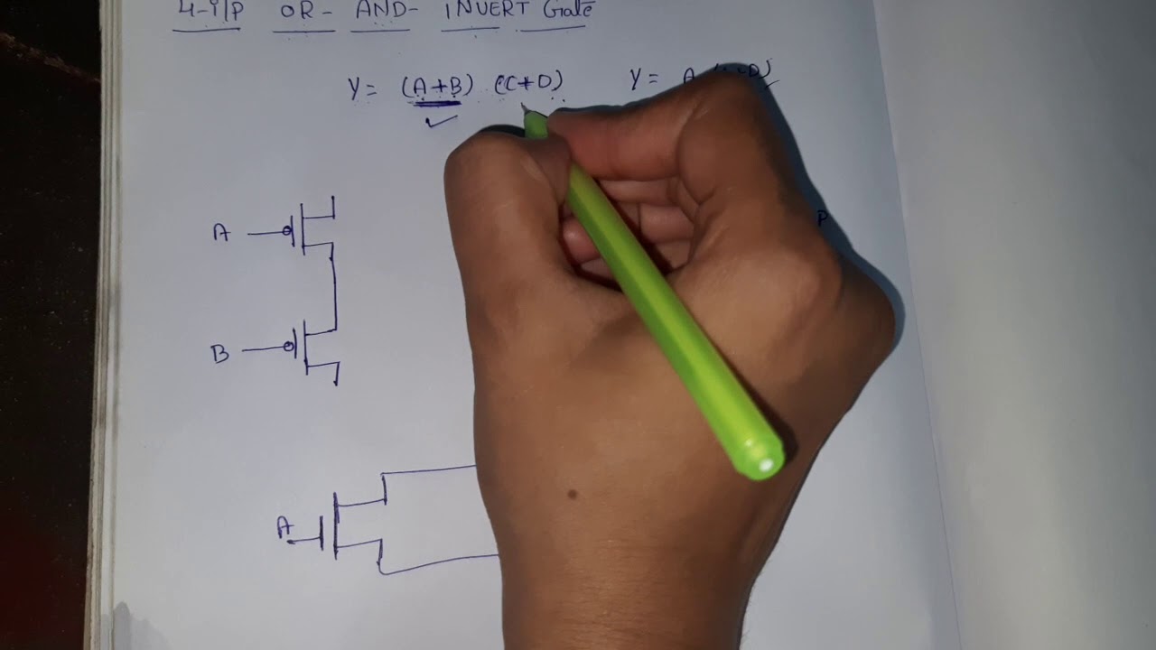 CMOS OR AND INVERT GATE