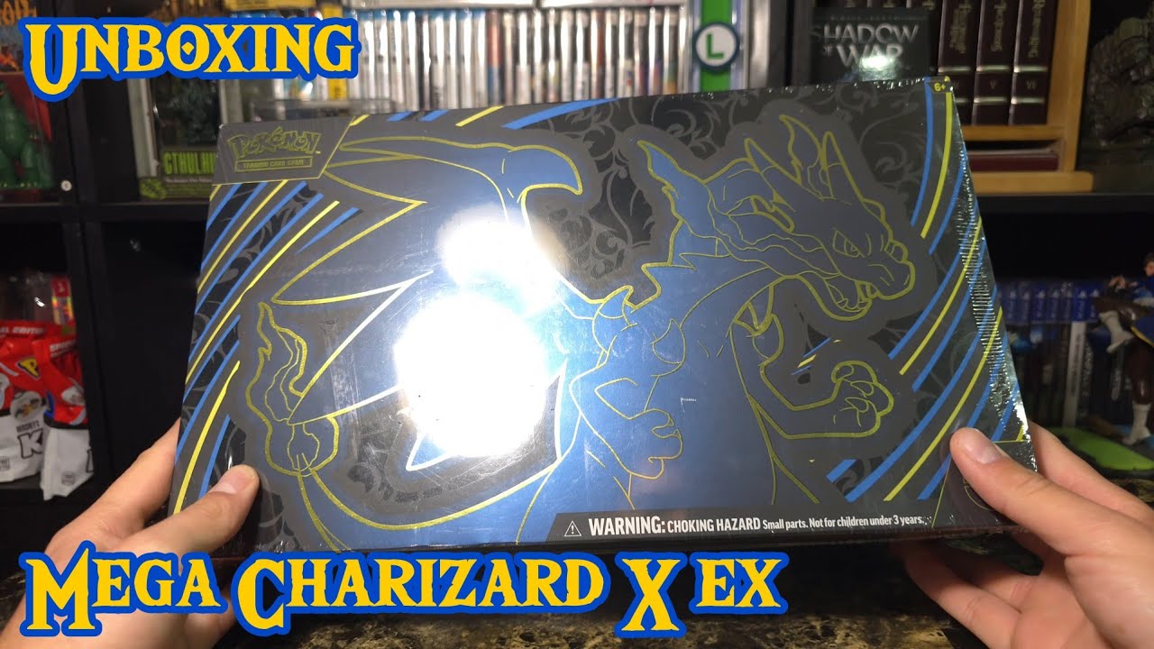 Pokémon TCG Mega Charizard X ex Ultra Premium Collection Unboxing Amazon México
