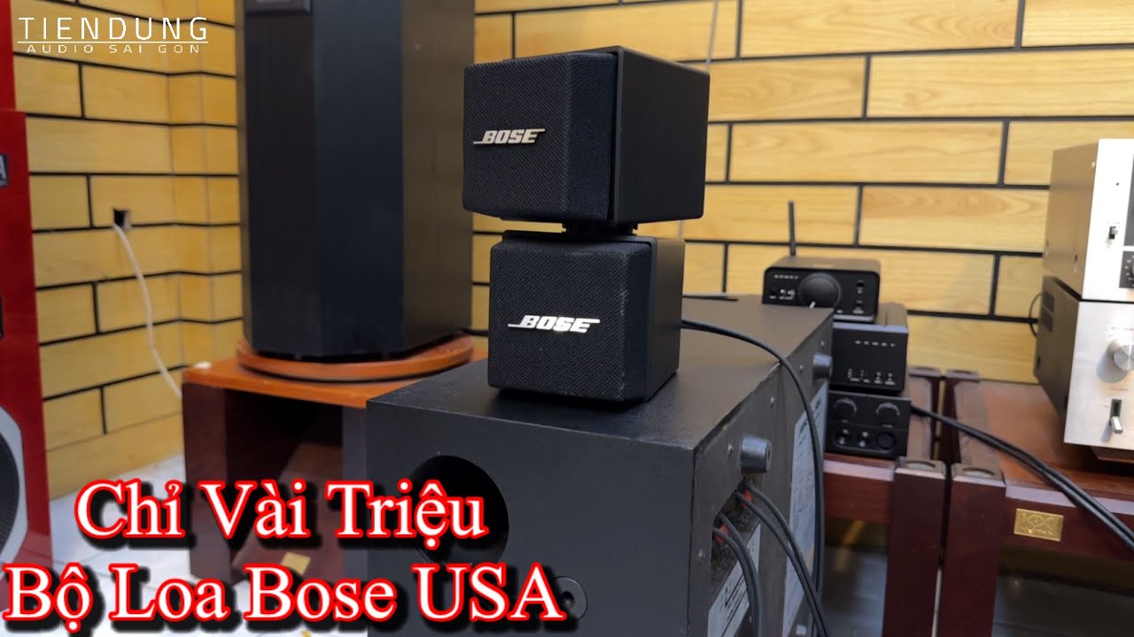 Chỉ v&agrave;i triệu bộ loa Bose 501X h&agrave;ng b&atilde;i Mỹ xịn - Nghe nhạc cực đỉnh