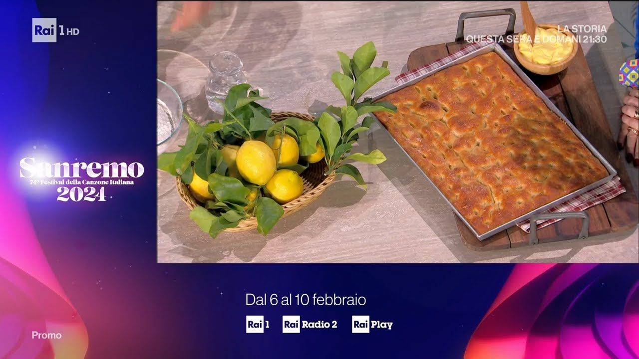 Focaccia dolce - È sempre mezzogiorno - 22/01/2024