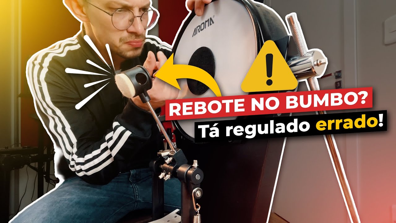 Rebote no bumbo da bateria eletrônica? O problema não é a bateria…  (é o pedal!)