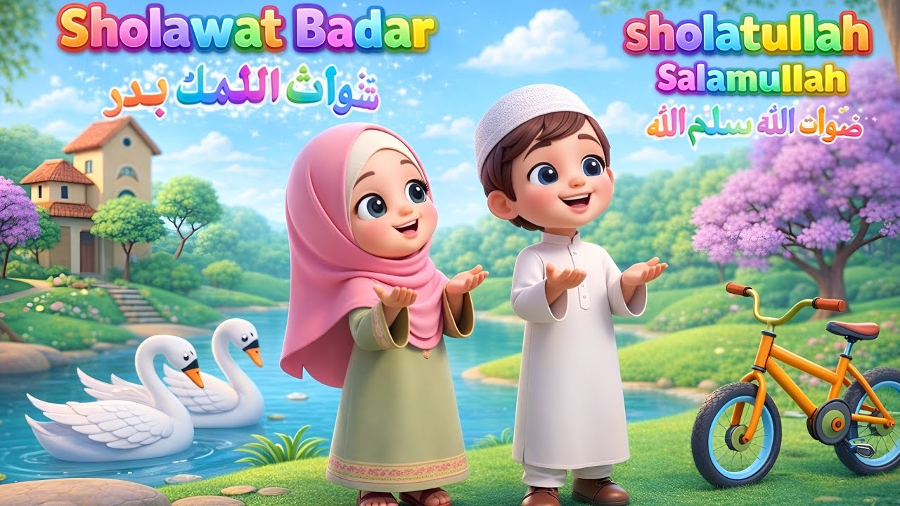 Sholawat badar - Sholatullah Salamullah - Lagu anak islami - sholawat anak