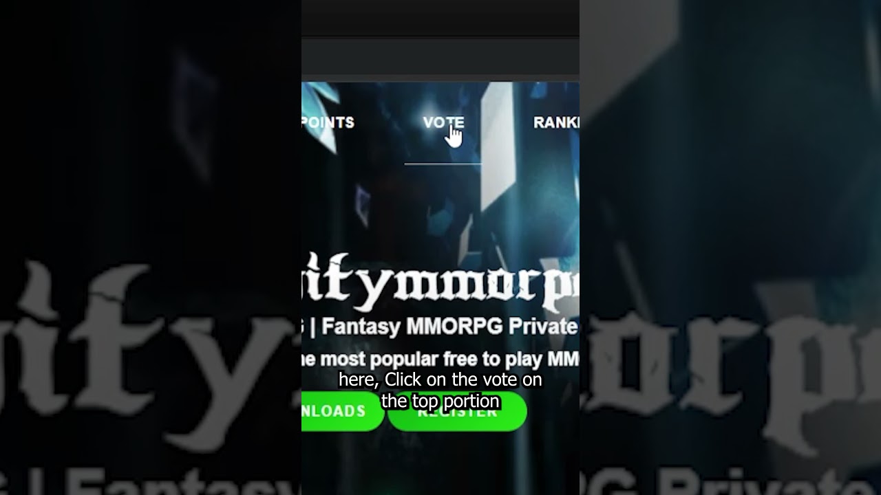 How To Vote - Insanity Flyff MMORPG #Cridzon #flyff #mmorpg #gamer #shorts