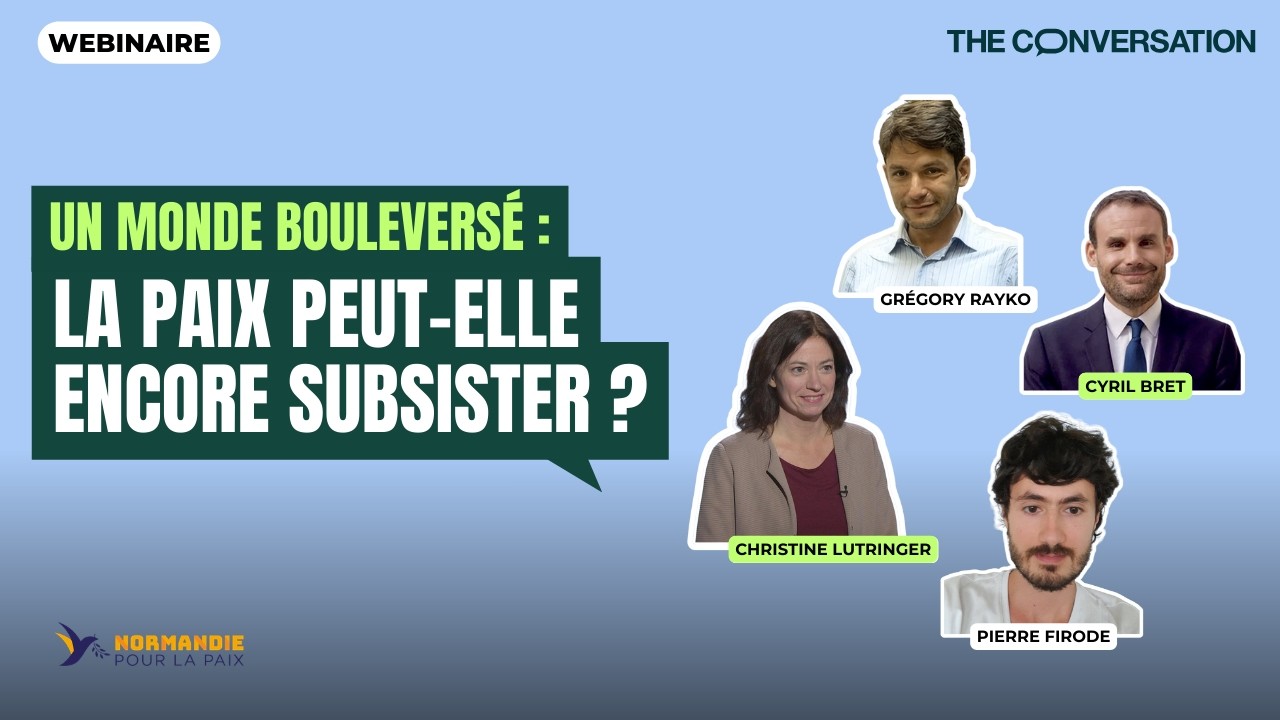 Webinaire | Face aux bouleversements du monde : quels espoirs pour la paix ?