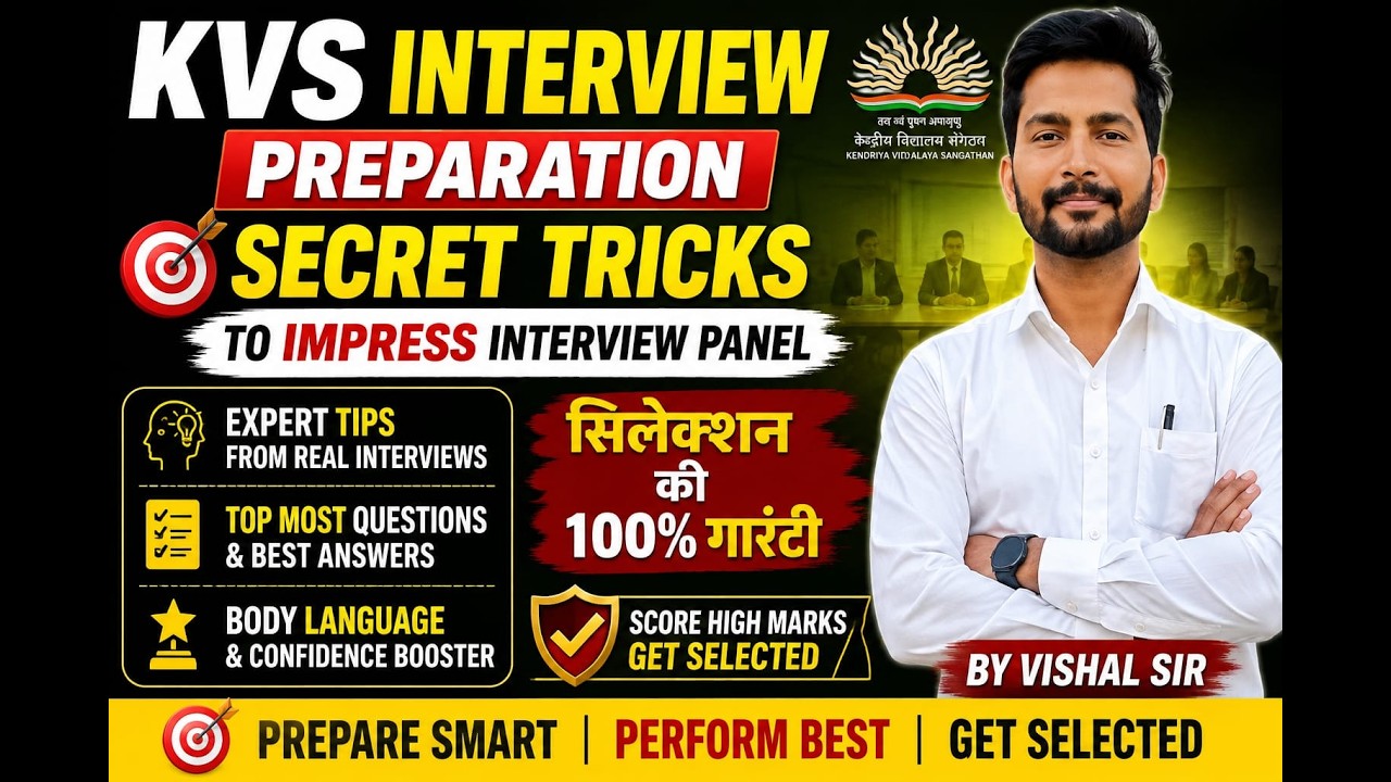 KVS / NVS Interview Preparation series