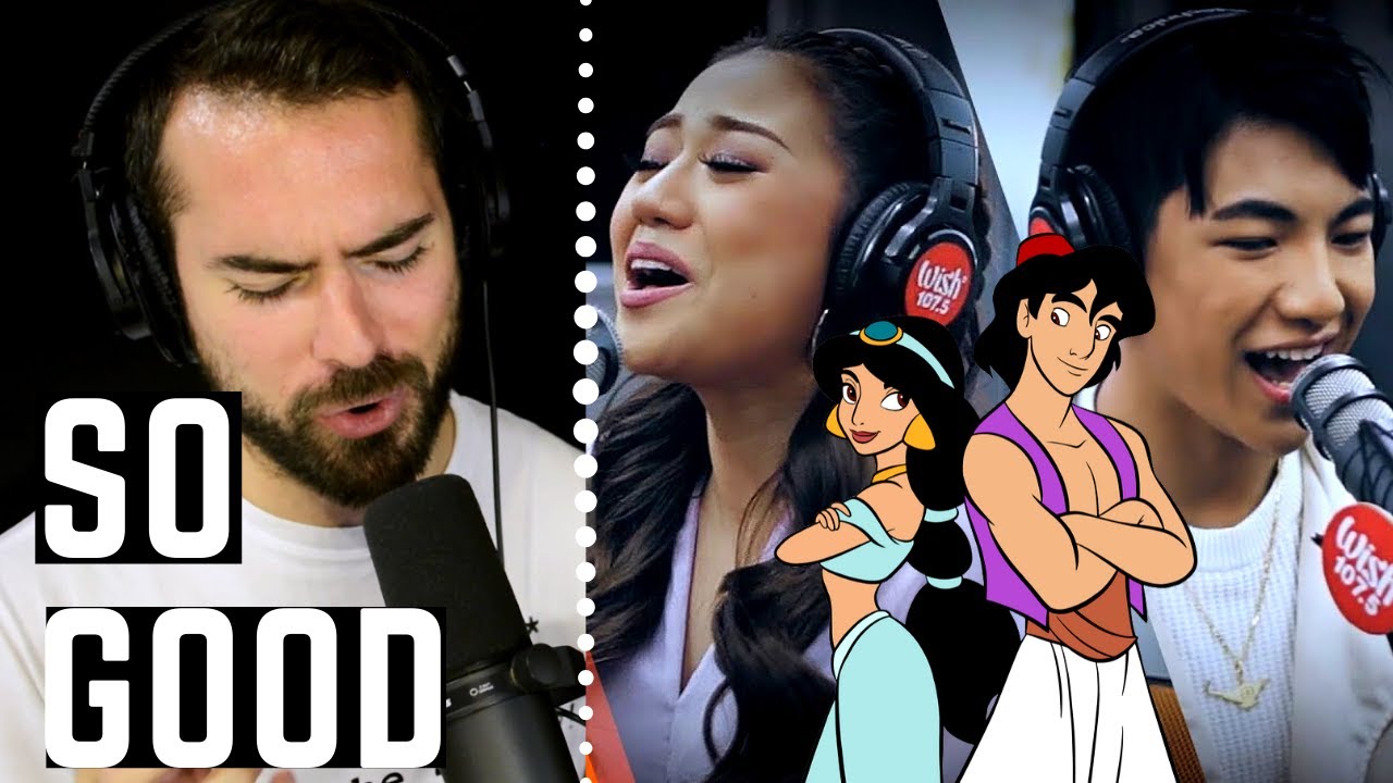 Morissette and Darren A Whole New World - Vocal Coach Reacts
