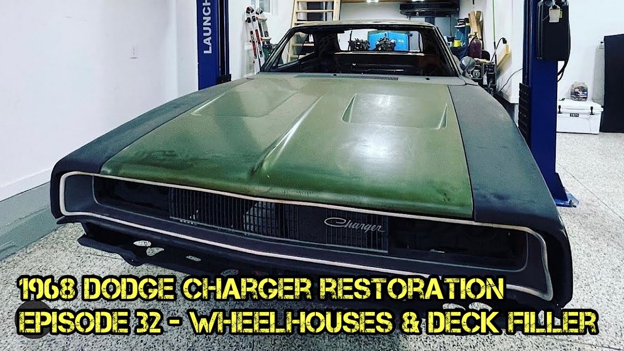 1968 Dodge Charger Restoration - Episode 32 - Wheelhouse & Deck Filler Lower Plenum Install