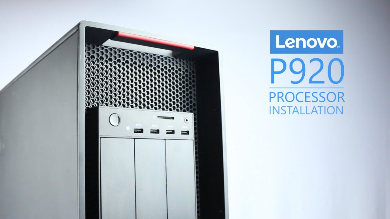 Установка процессора Lenovo Thinkstation P920
