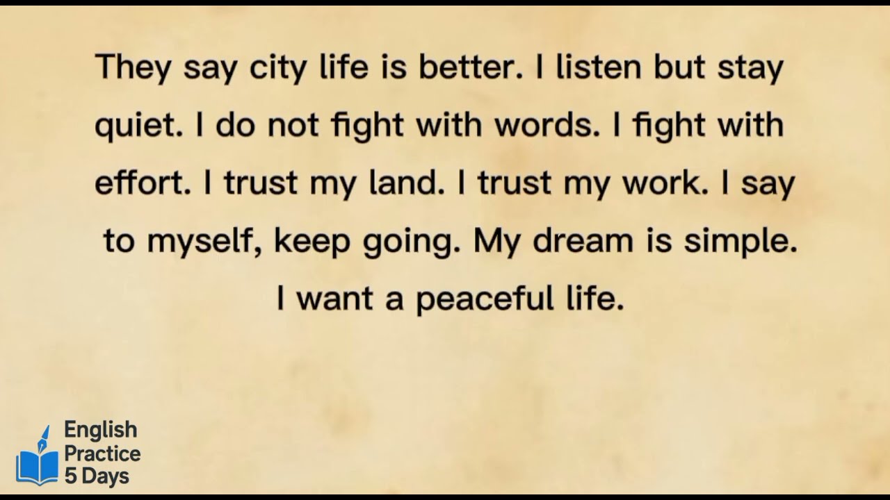 English Learning Through Stories 🌟 I am a farmer || Very Helpful Story For begginers ✅️ 