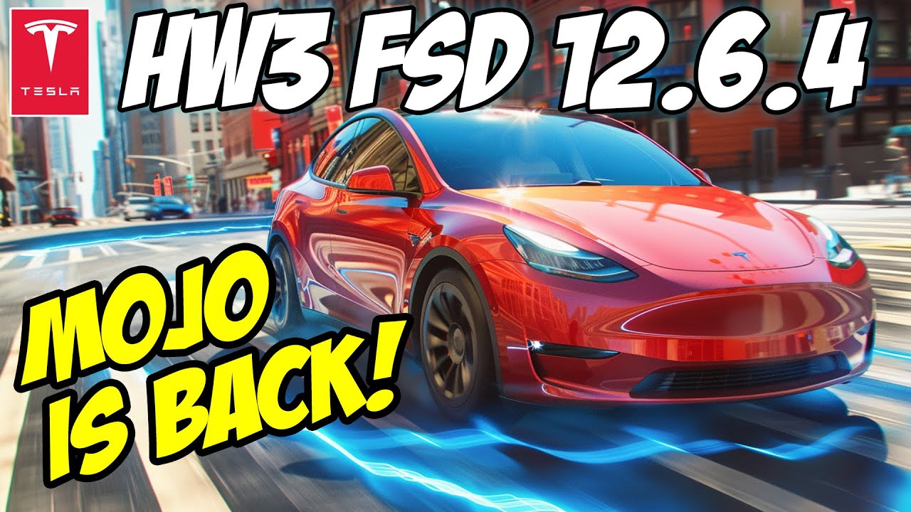 Tesla HW3 FSD 12.6.4 - Mojo Is Back!