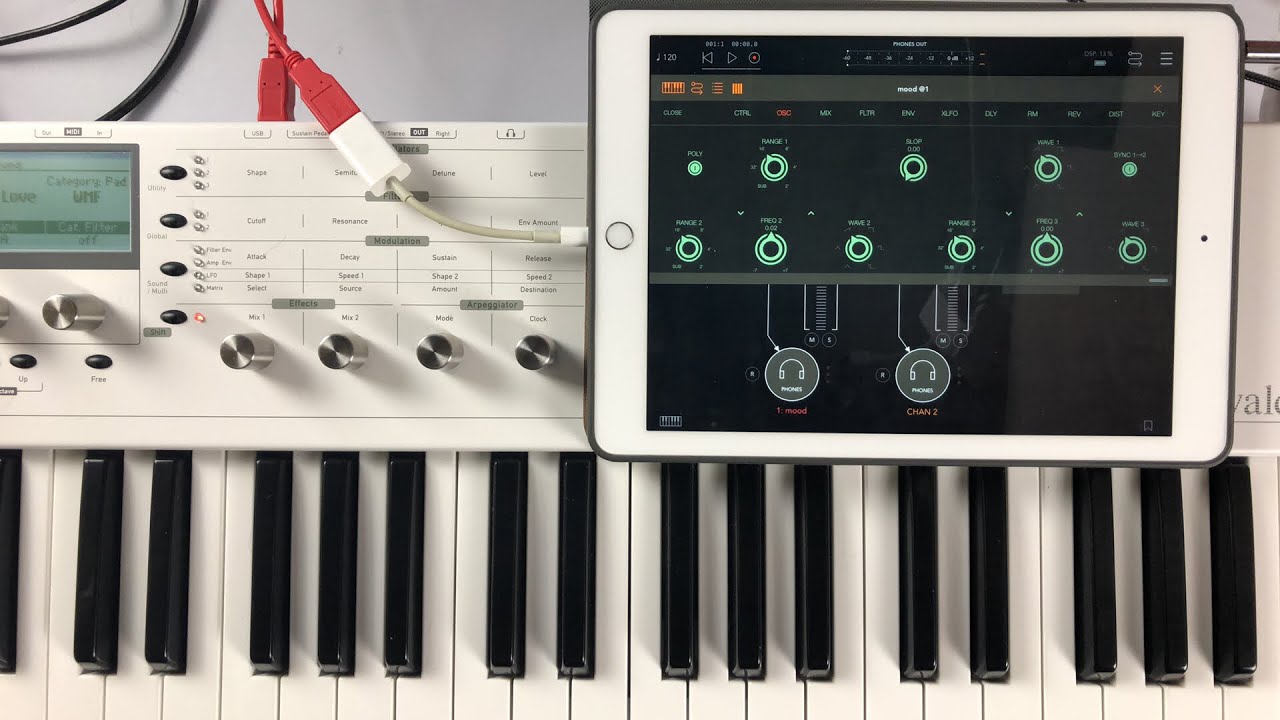 MOOD Synth - iPad Demo - Live Stream