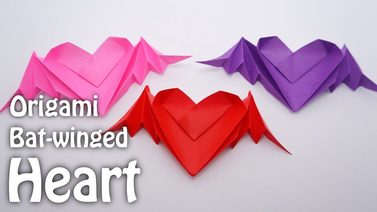 Origami Bat-winged Heart (Riki Saito)