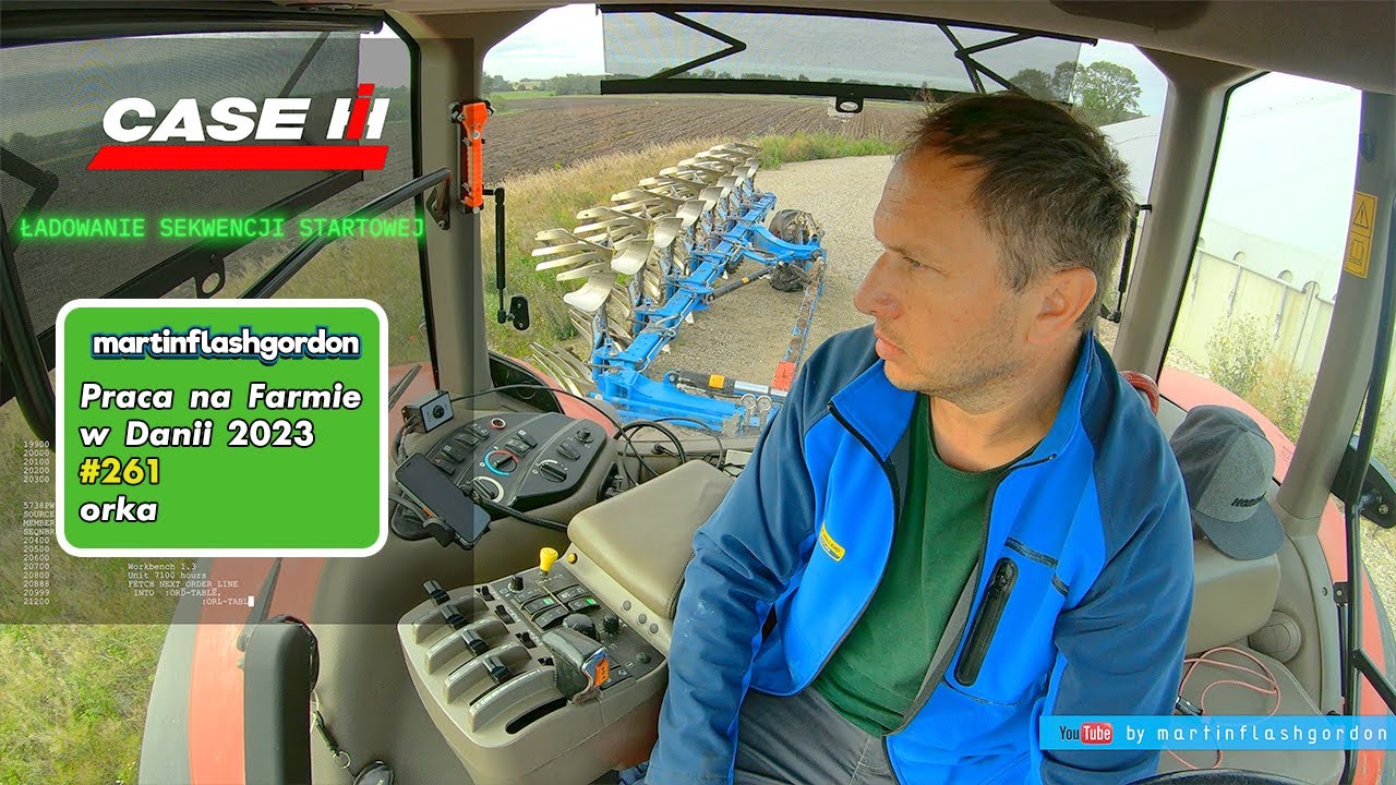 Praca na farmie w Danii #261 orka pod rzepak