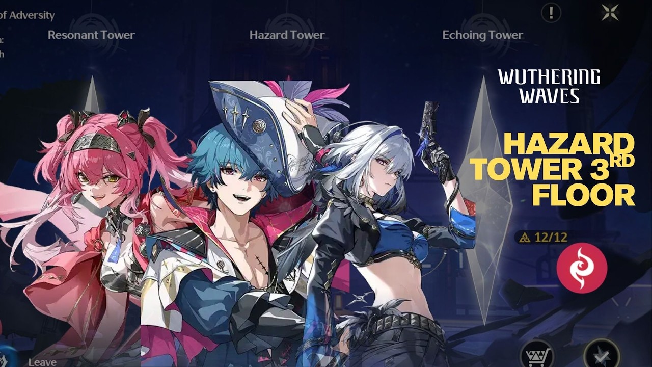 Wuthering Waves Tower of Adversity - Hazard Tower 3rd Floor Run [MONO FUSION] (March 2nd Update)
