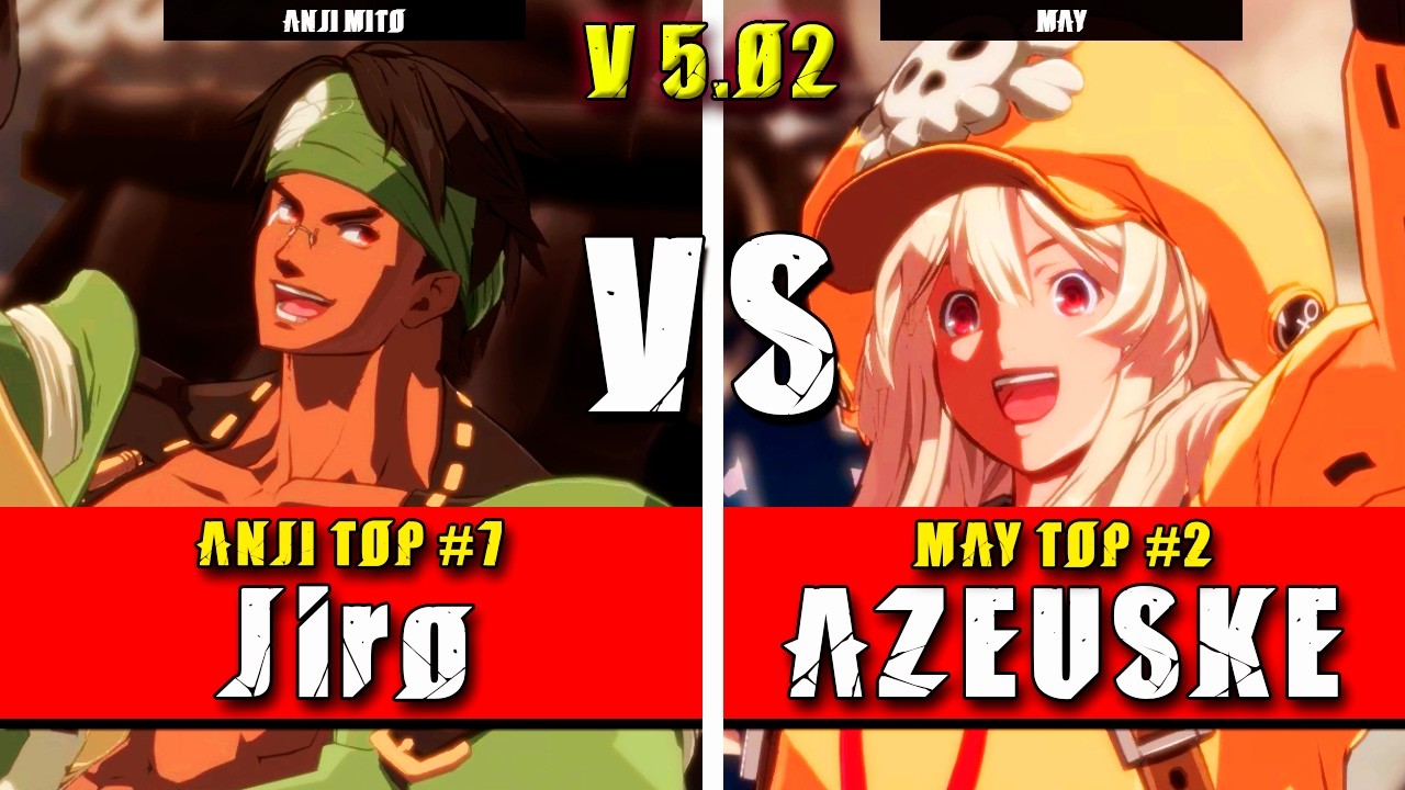 GGST | Jiro (Anji Mito) VS AZESUKE (May) | Guilty Gear Strive High level gameplay