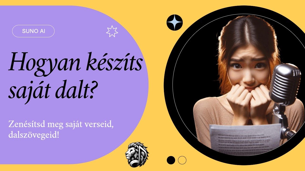 Hogyan készíts saját dalt a verseidből? - Dalgenerálás egyszerűen - SUNO AI