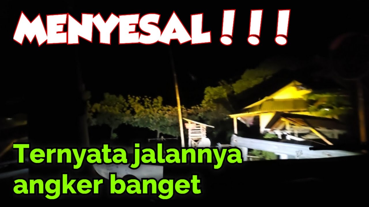 ANGKER, TENGAH MALAM SENDIRIAN MELEWATI TANJAKAN YANG SUDAH BANYAK MEMAKAN KORBAN