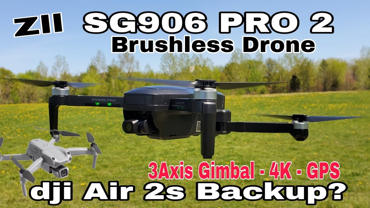 ZLRC SG906 PRO 2 Drone - First flight (Camera Test) dji Air 2s Backup?