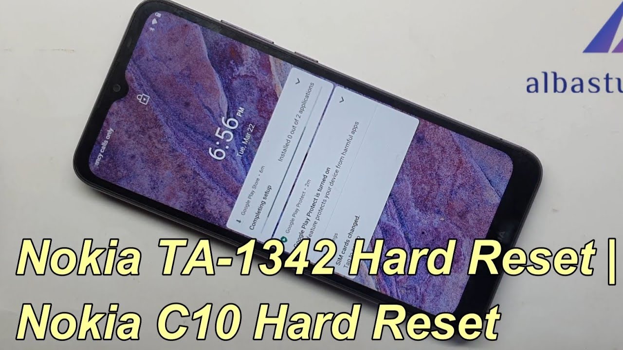 Nokia TA 1342 Hard Reset  How To Hard Reset Nokia C10 2022