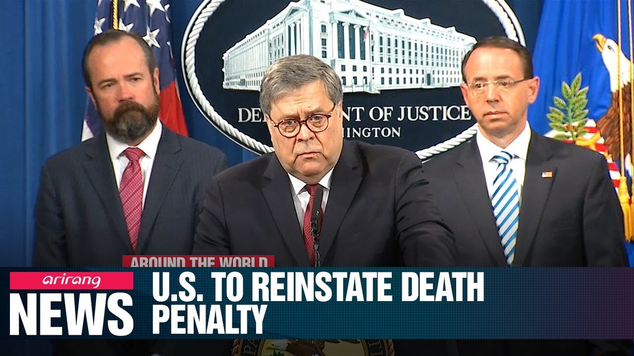 U.S. Justice Department to resume capital punishment after 16-year hiatus