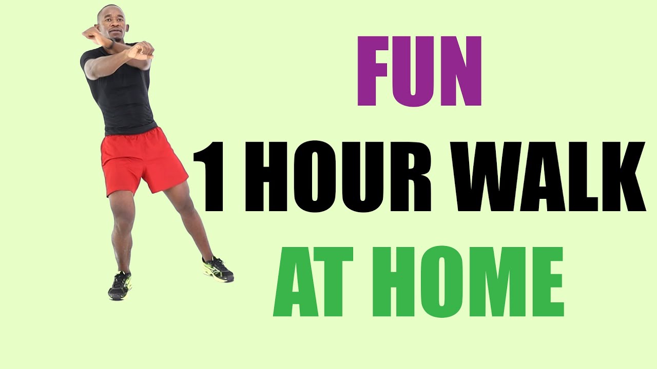 1 Hour FUN Fat Burning Walk at Home Workout/ Walk 6700 Steps 🔥 540 Calories 🔥
