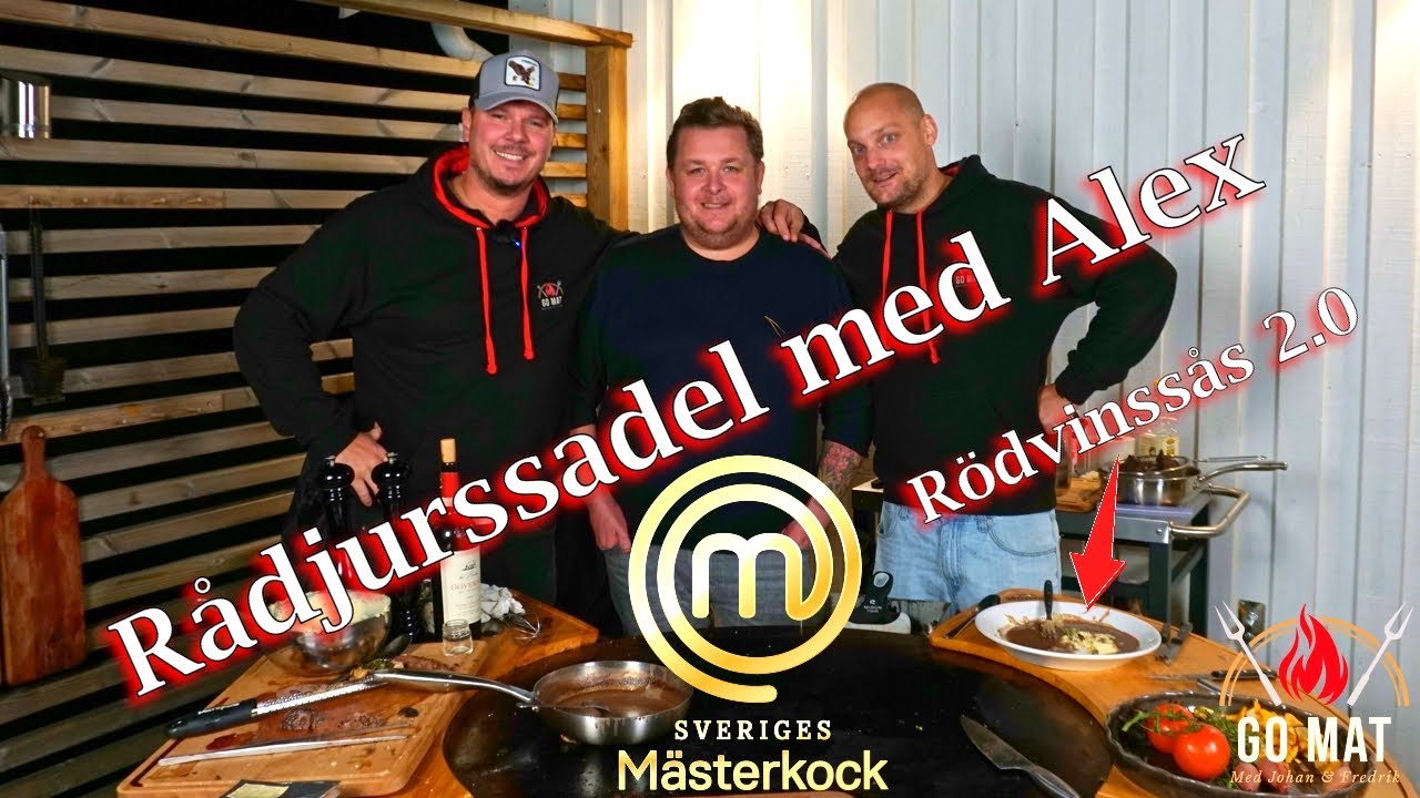 Rådjurssadel med rödvinssås på riktigt! Alex ifrån Sveriges Mästerkock | Go Mat