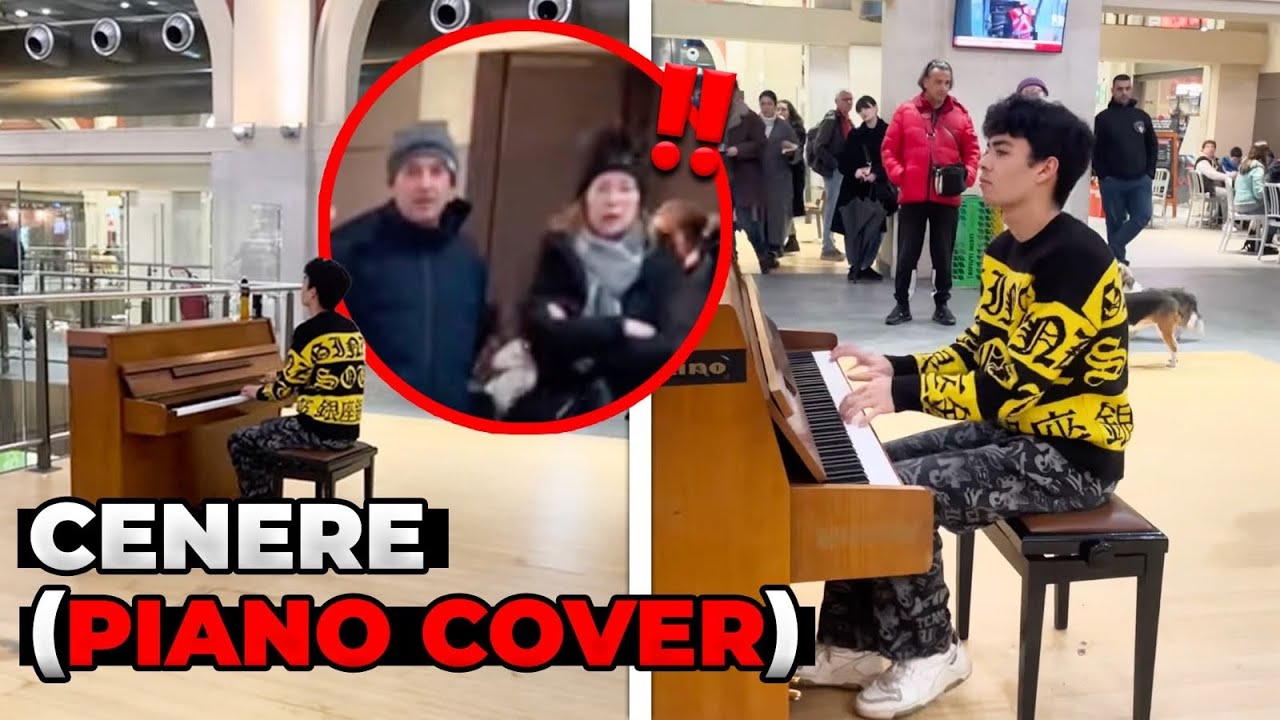 Cover EPICA di CENERE di Lazza al PIANOFORTE pubblico di Porta Nuova