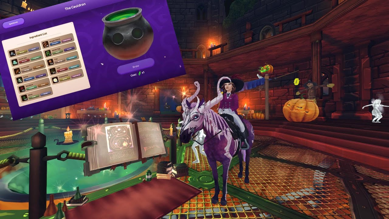SSO - Halloween - Spellbook Page Locations & All Ingredients Properties Revealed- StarStableOnline