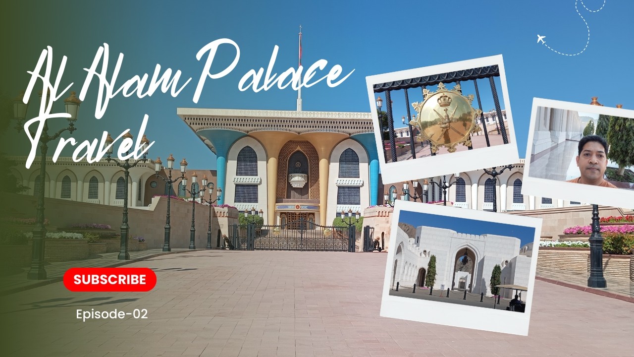 Travel Qasr Al Alam Palace l Sultan Qaboos Palace (Ep-02)#travel #travelvlog #muscat
