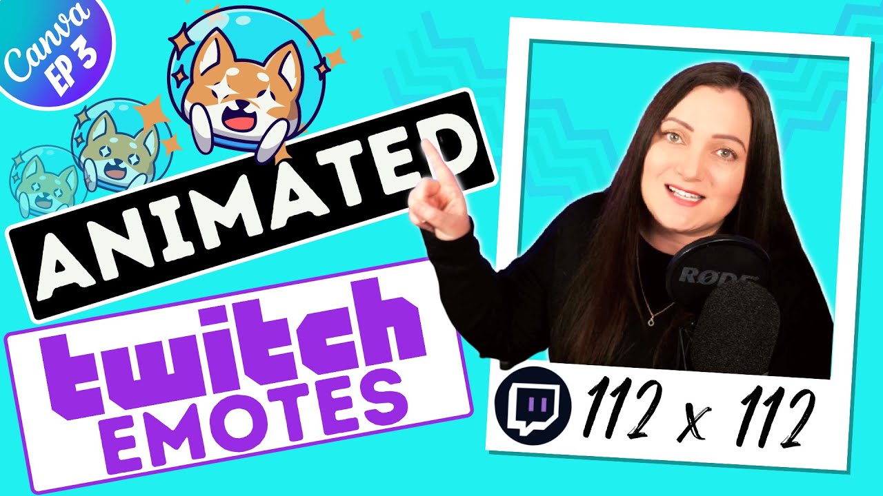 Easy ANIMATED Twitch Emotes for FREE | Ft Canva