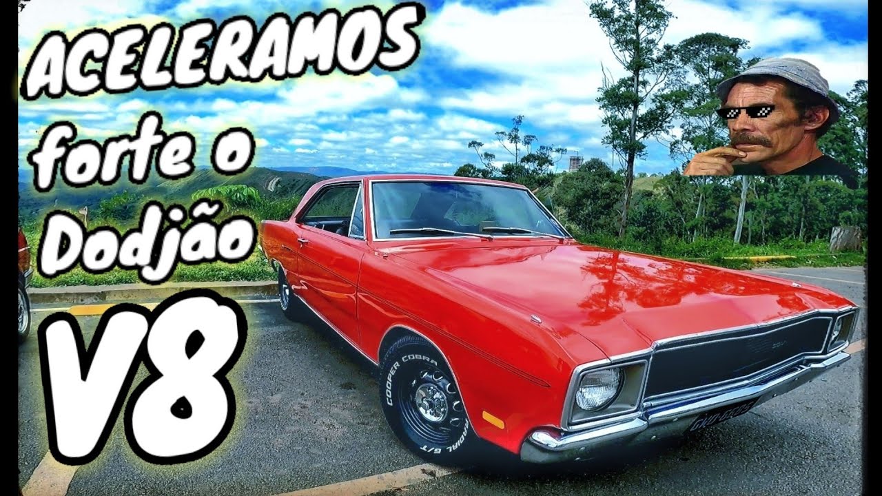 DODGE DART V8 1975. O MOSTRO DE 8 CANECOS QUE RONCA COMO UMA FERA E ESTREMECE O CHÃO POR ONDE PASSA!