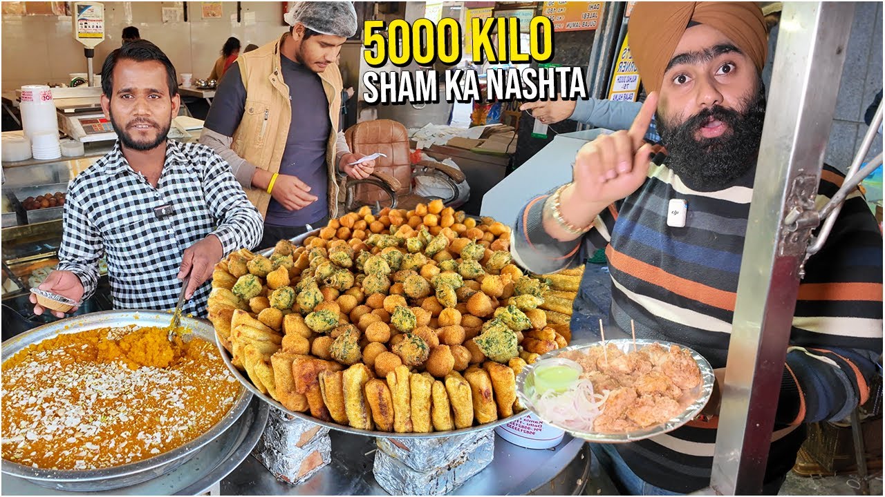 Delhi's No.1 Oil Free Street Food | Sardarji ke Viral Momos, 5000 Rupaye ka Omelette & Delhi Chatore