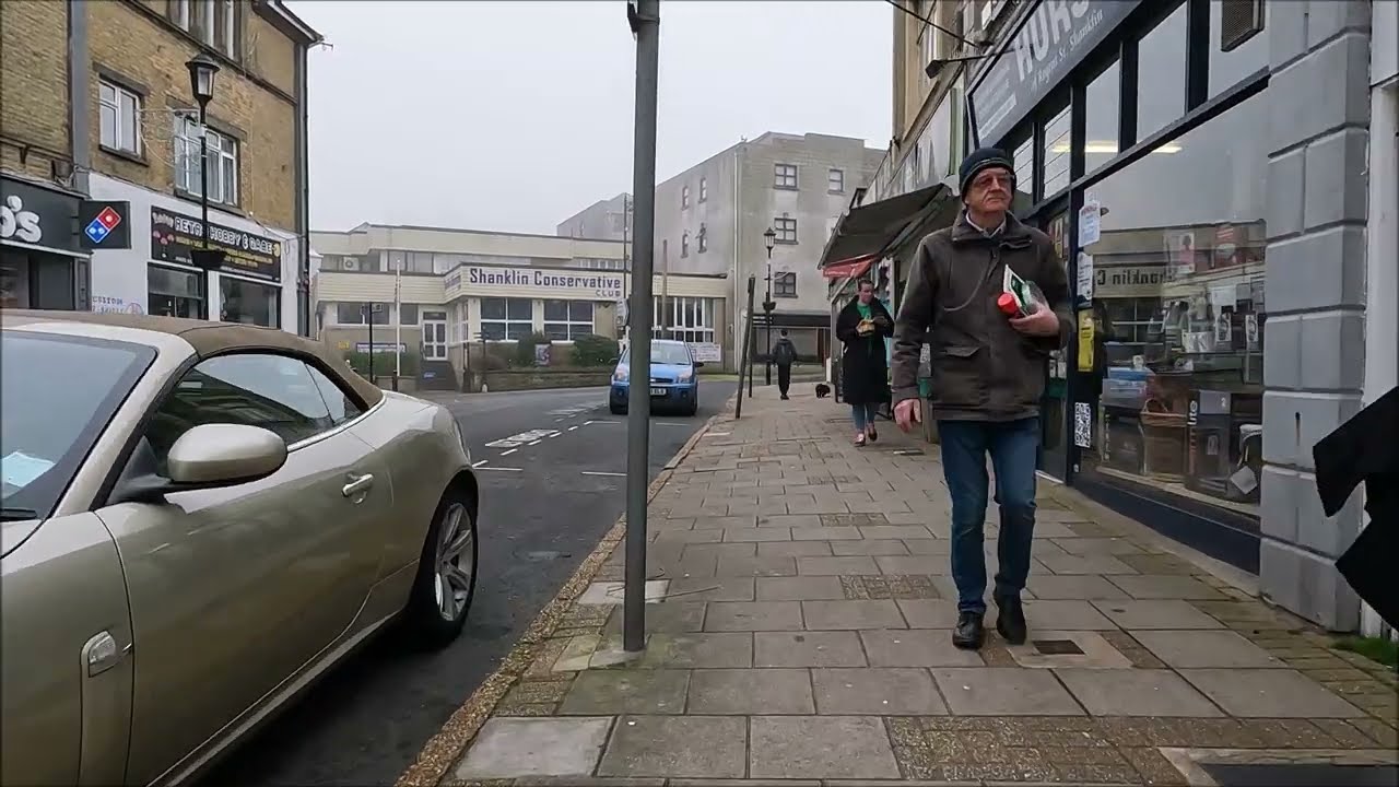 Virtual Walk - Regent Street Shanklin In The Fog - Isle Of Wight - March 2025 | kittikoko