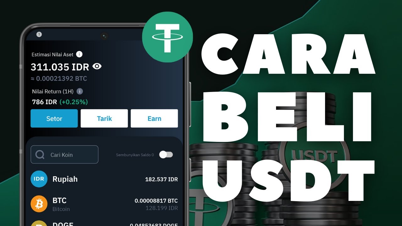 Cara Membeli USDT di Indodax