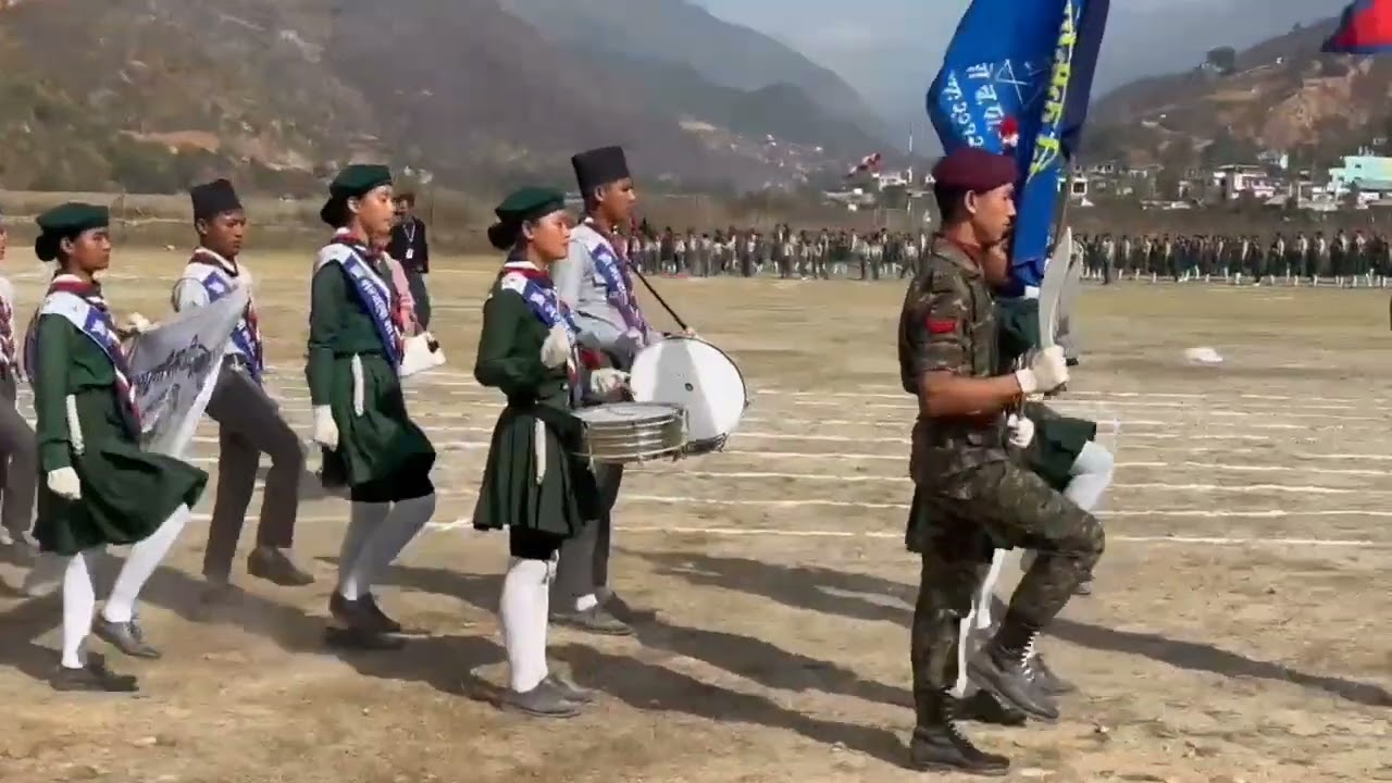 6th president cup 2080 manthali sec school #marchpass #scout