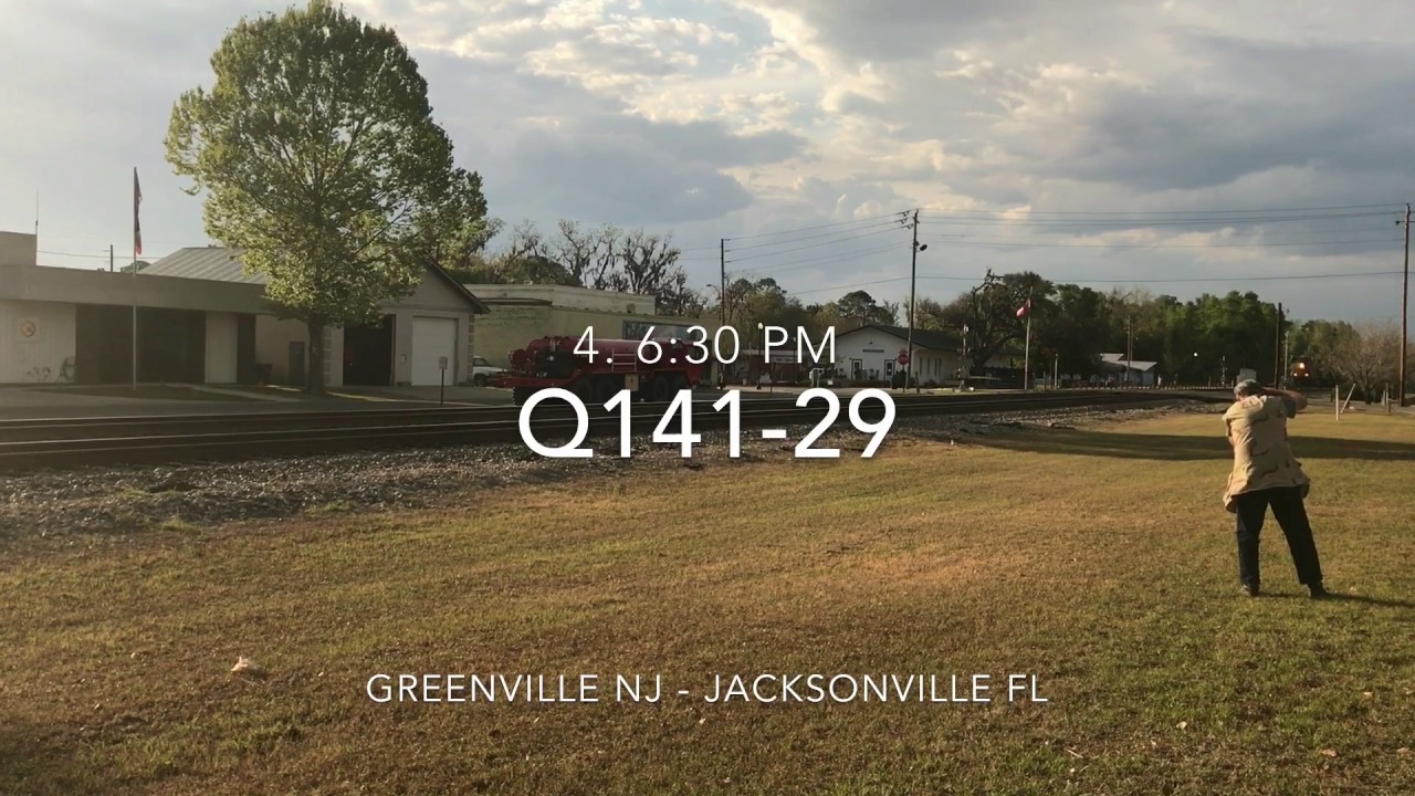 CSX action at Folkston GA railwatch April 1 2017 76 trains in 2 days 6 hours