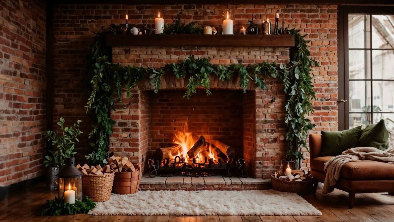 🔥 Quiet Night by the Fireplace — Cozy Lo-Fi Beats to Relax & Unwind