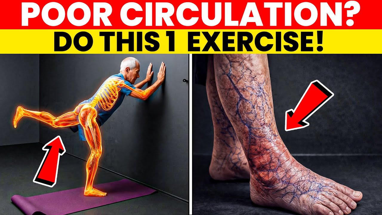 Surgeon REVEALS: Do THIS 1 Wall Exercise For Poor Leg Circulation After 60! | Senior Health Tips