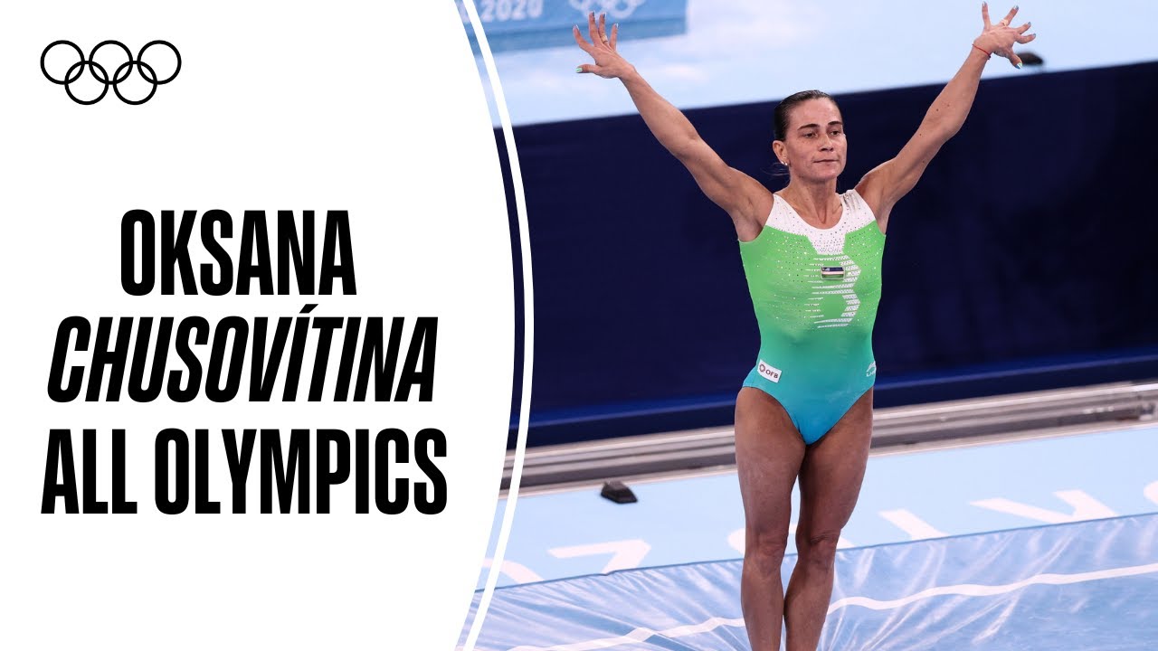 Oksana Chusovítina turns 50 today 🎂 All 8 Olympics of this gymnastics legend!