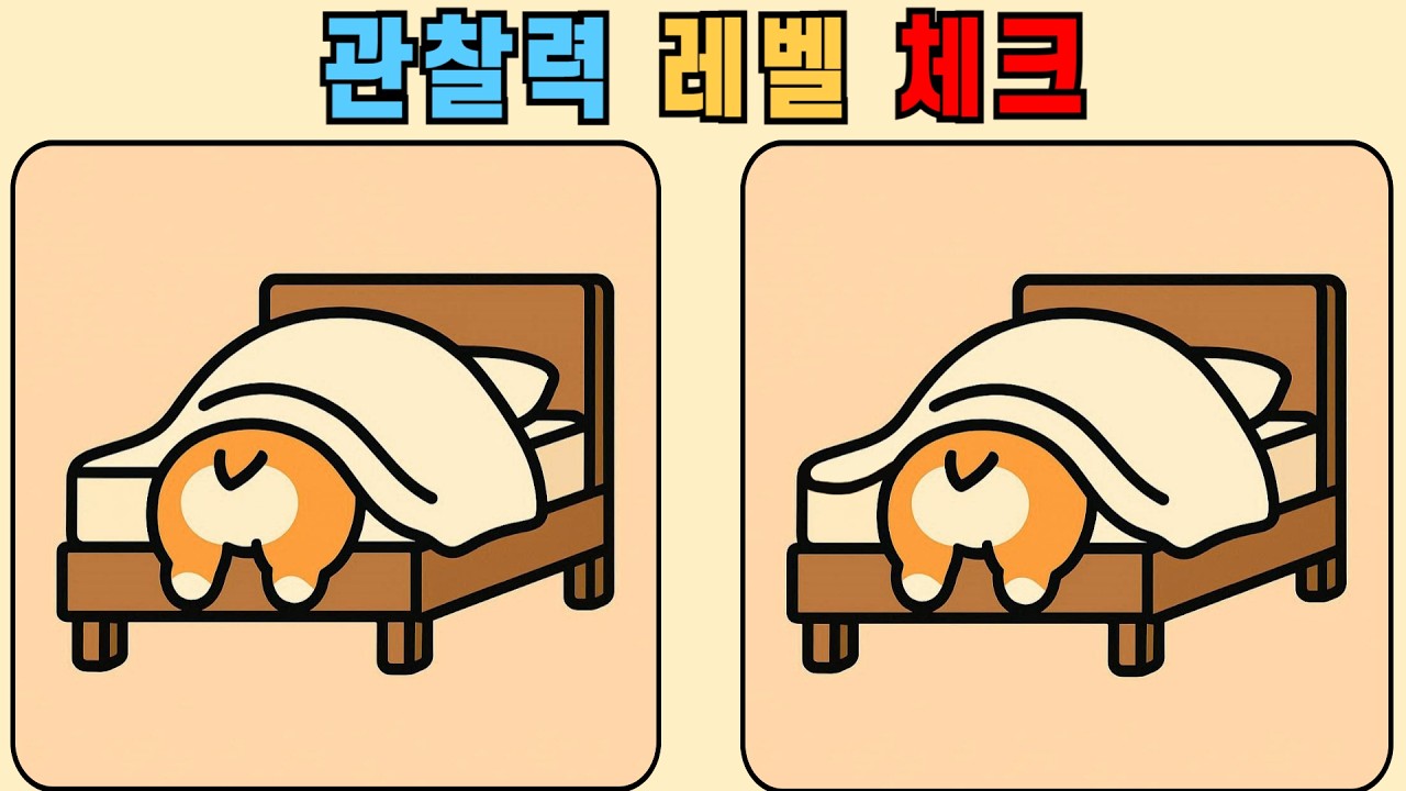 다른그림찾기 : 관찰력 레벨 체크! 프로만 찾는 다른 그림!