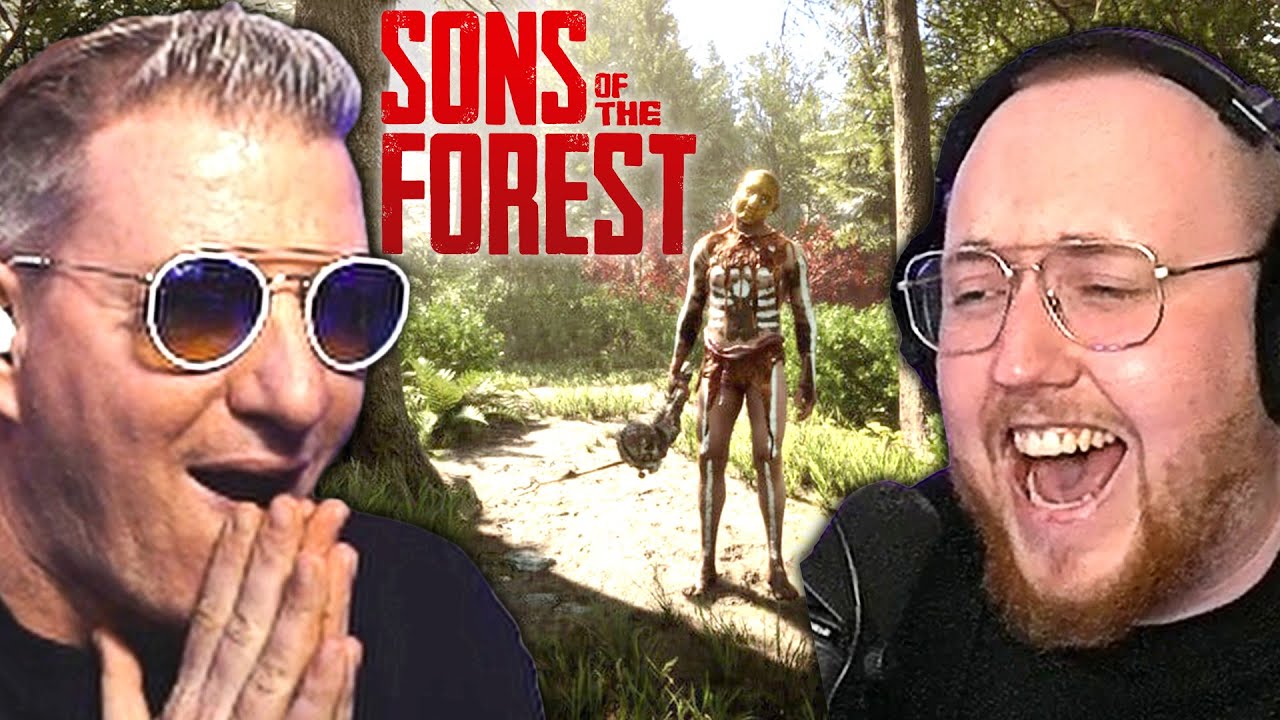 SCHRADINS ERSTES MAL IM WALD🍄‍🤣 | ZARBEX UND SCHRADIN SPIELEN SONS OF THE FOREST🌲