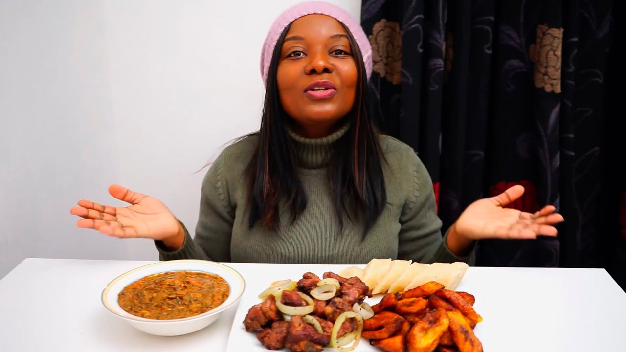 NTABA, FUMBWA, KWANGA AND PLANTAIN | MUKBANG | CONGOLESE FOOD
