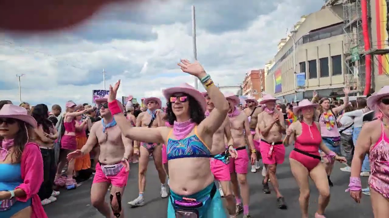 I wanna pink pony Out to Swim Brighton Pride 2025  @ChappellRoan @barry.harris @BrightonandHovePride